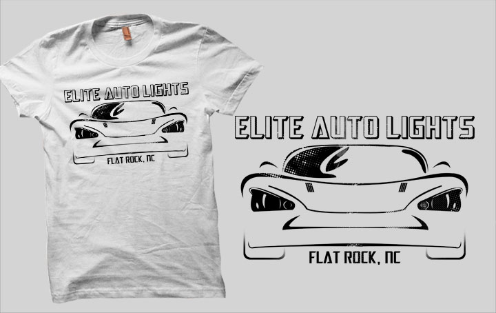 T-shirt Design by Ambrech for Elite Auto Lights | Design #794350