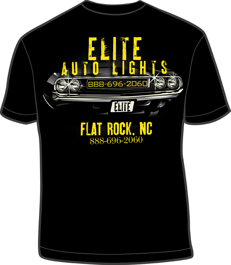 Diseño de Camiseta por BABLEO para Elite Auto Lights | Diseño #772667