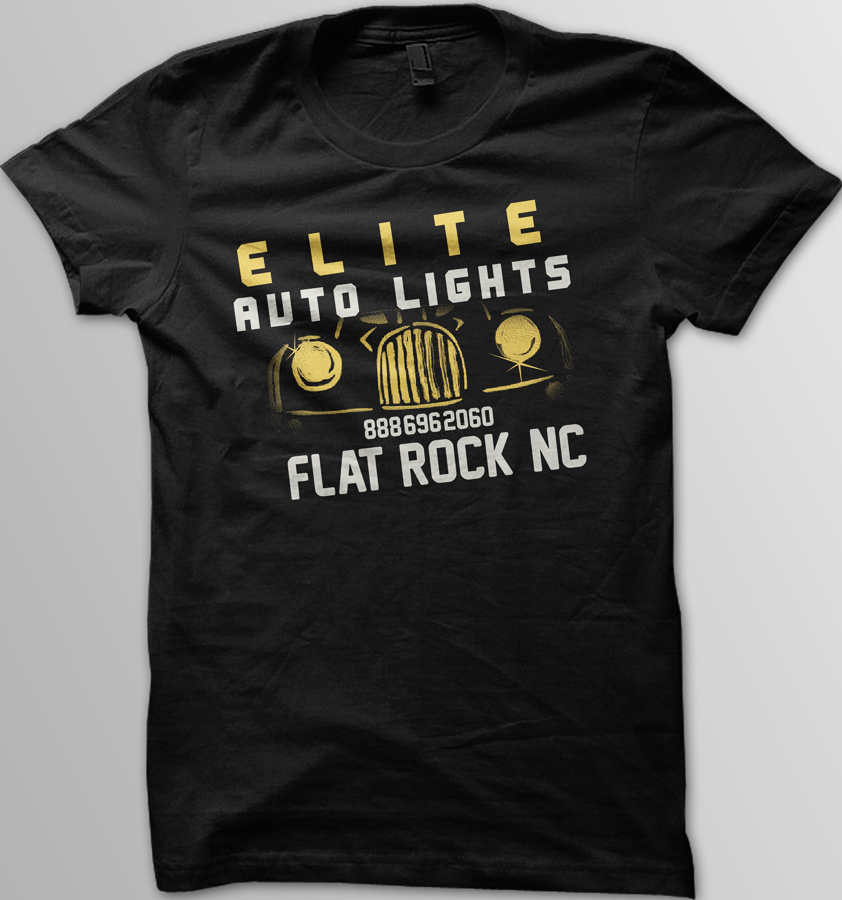T-shirt Design by BABLEO for Elite Auto Lights | Design #859454