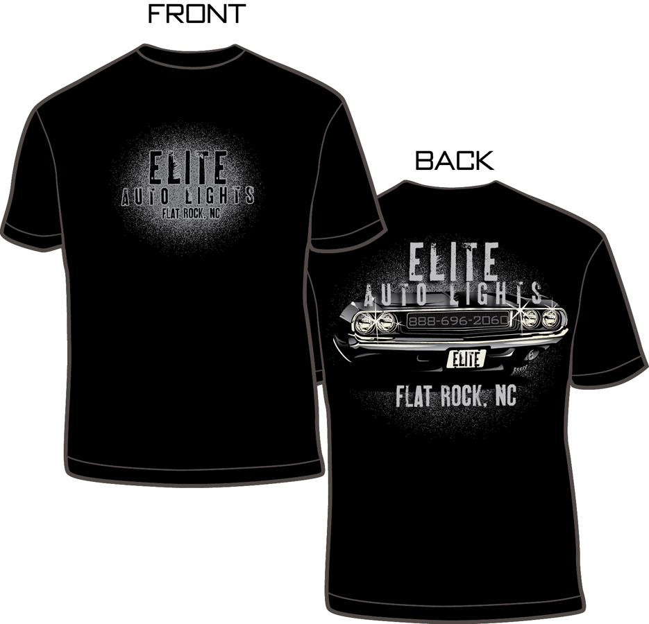 T-shirt Design by BABLEO for Elite Auto Lights | Design #875754