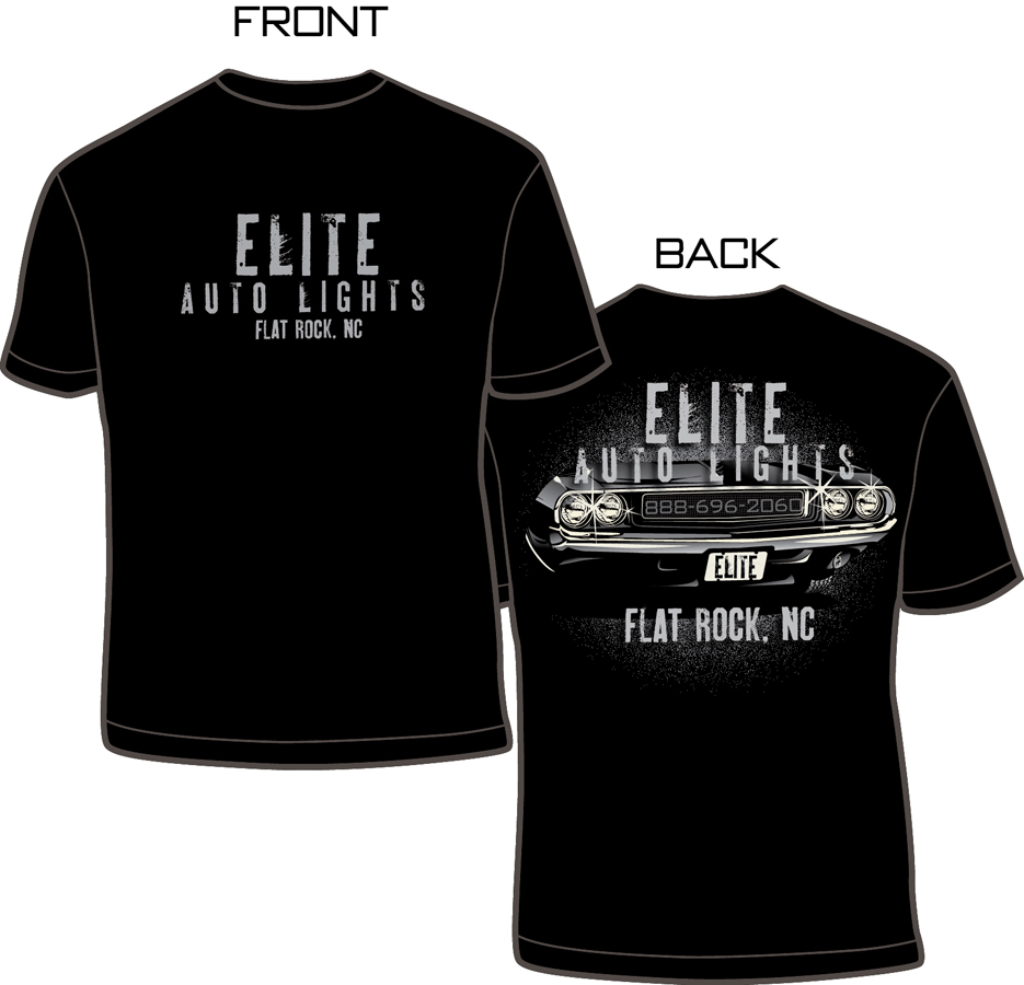 T-shirt Design by BABLEO for Elite Auto Lights | Design #875760