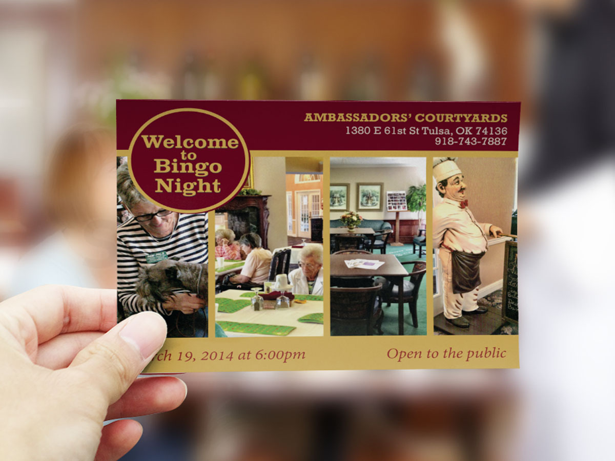 Postcard Design by MIKE C for Ambassadors Courtyards | Design #3217233