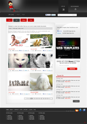 Web Design by pb for this project | Design: #820833