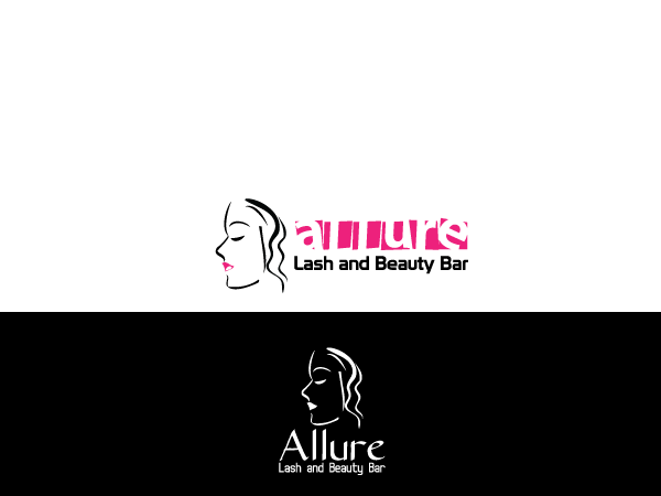 Logo Design by mashud for Allure Lash and Beauty Bar | Design #3176349