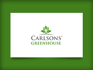 Carlsons' Greenhouse | Logo Design by kaatem