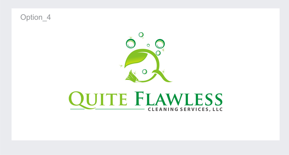 Diseño de Logo por ESolz Technologies para Quite Flawless Cleaning Services, LLC | Diseño: #3226348