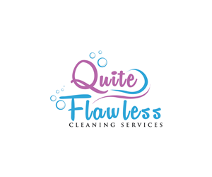 Logo Design by proway for Quite Flawless Cleaning Services, LLC | Design #3222118