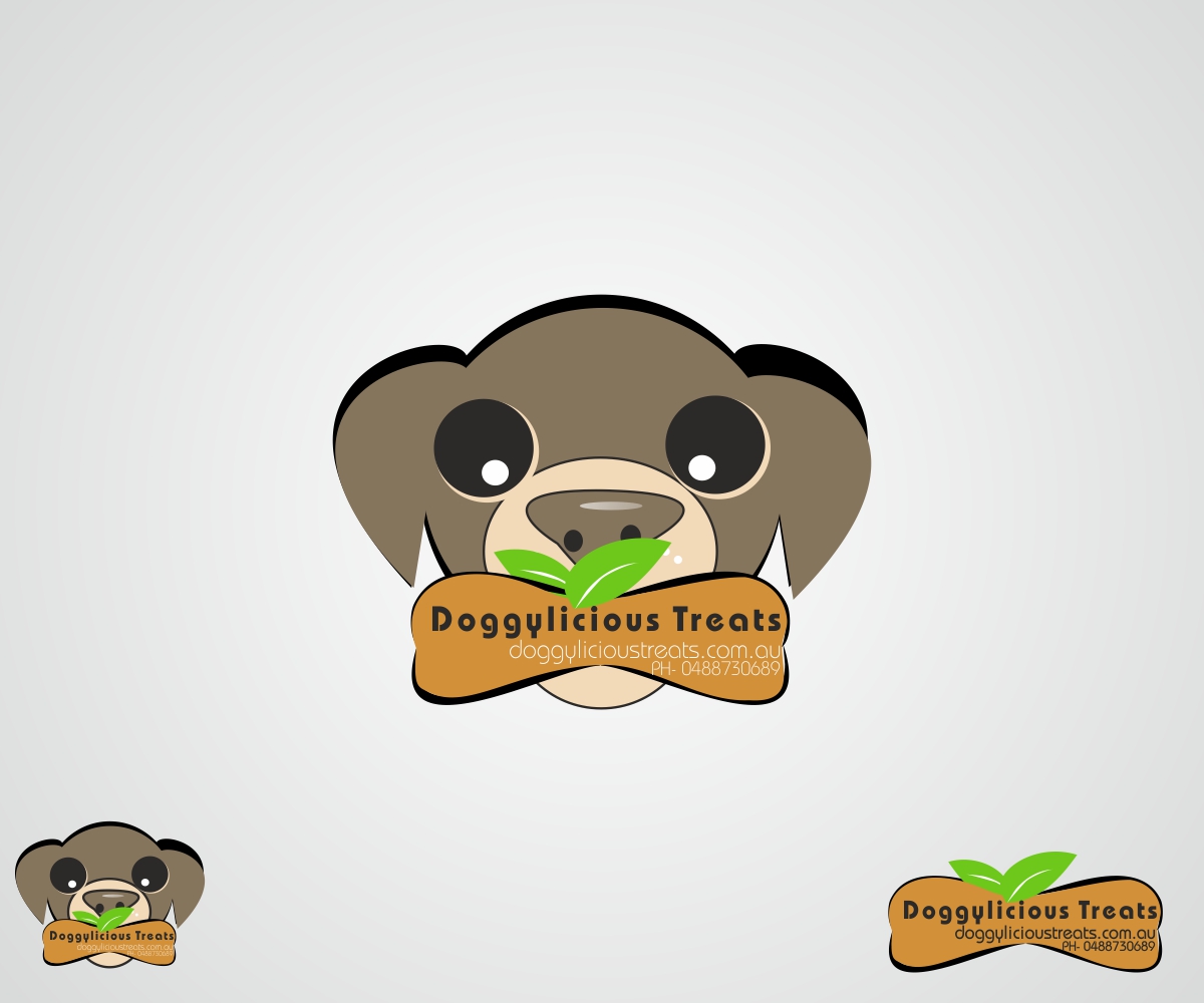 Logo Design by Teena parhar for Doggylicious Treats | Design #3166862