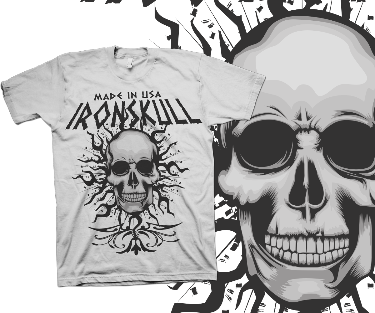T-shirt Design by mckirbz for Ironskull Fitness LLC | Design #3226708