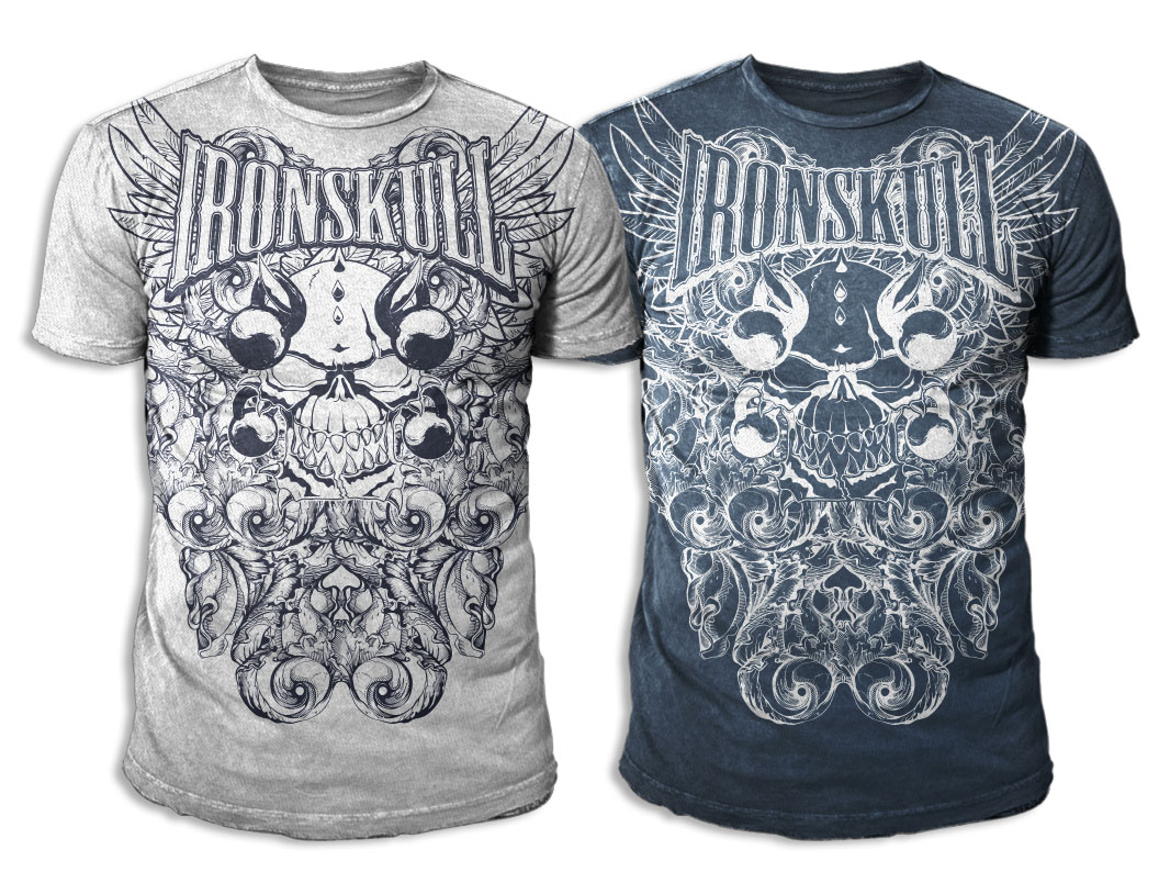 Diseño de Camiseta por swo0osh para Ironskull Fitness LLC | Diseño #3230779