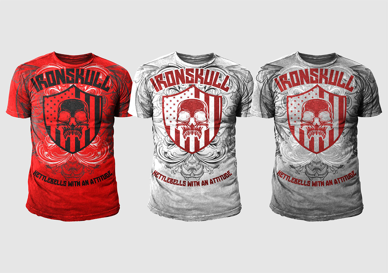 Diseño de Camiseta por 777SKY para Ironskull Fitness LLC | Diseño #3351907