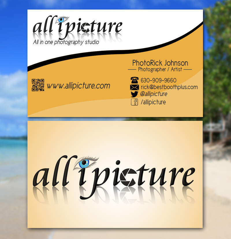 Business Card Design by Professor P for all i picture & Best Booth Plus | Design #3201219