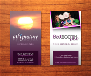 Visitenkarten-Design von micacabildo für all i picture & Best Booth Plus | Design #3188464
