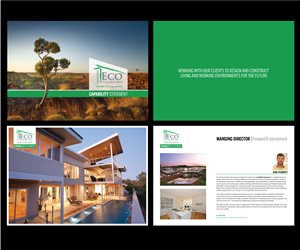 Capability Statement Brochure For Construction Company | Print-Design von Mothy