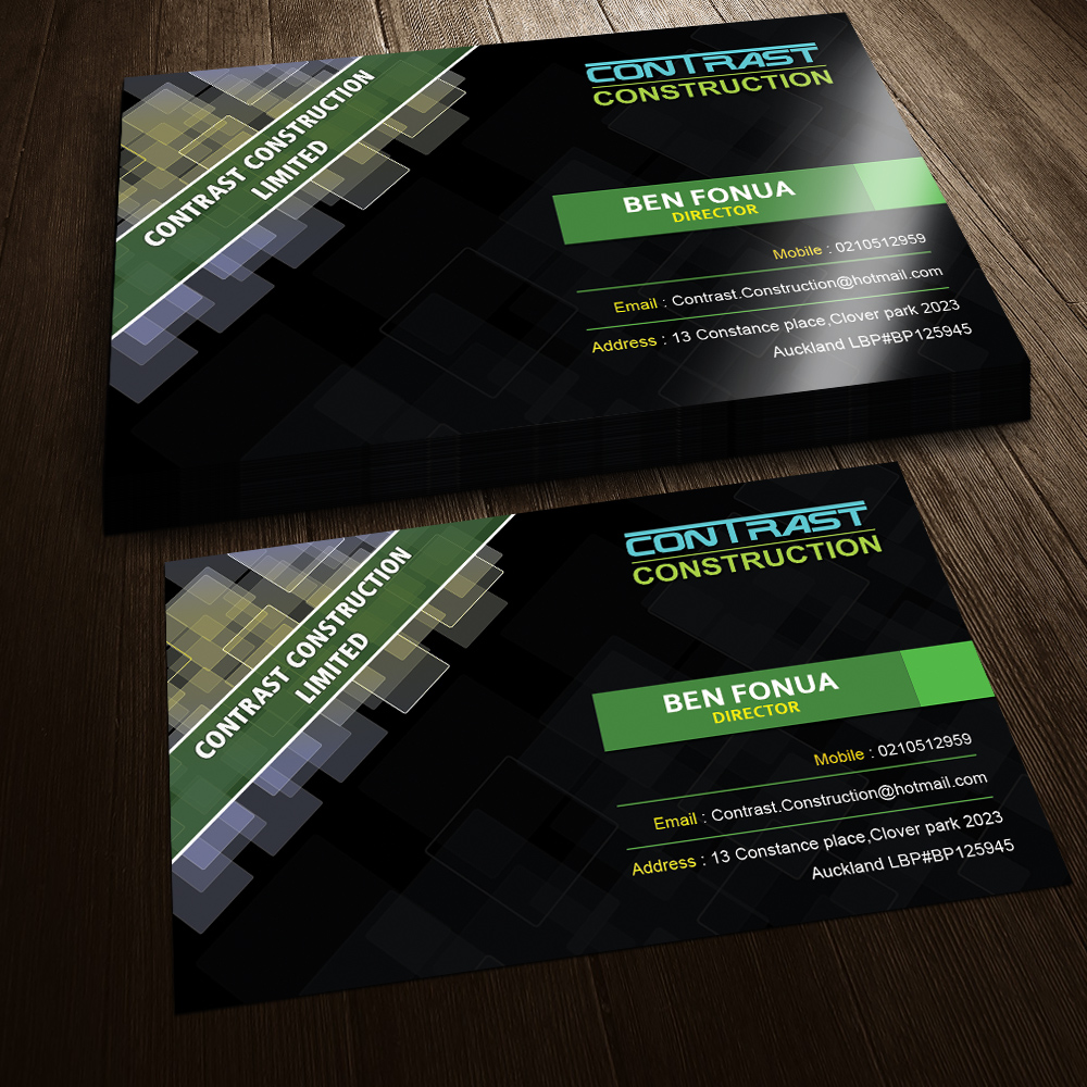 Visitenkarten-Design von Sandaruwan für Contrast Construction Limited | Design #3169493