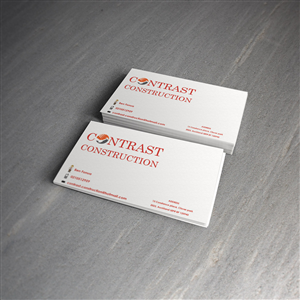 Business Card Design by FaisalFaraz for Contrast Construction Limited | Design #3167928