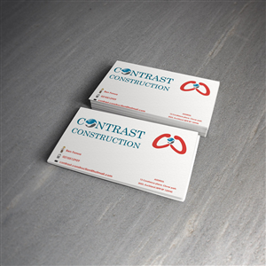 Business Card Design by FaisalFaraz for Contrast Construction Limited | Design: #3167941