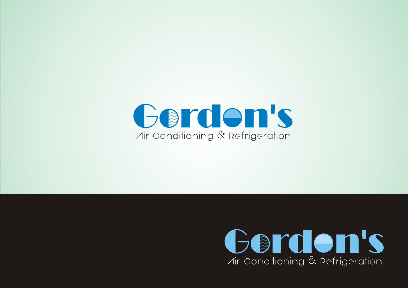 Logo Design by Fusion Creatives for Gordon's air conditioning & refrigeration | Design #3165916