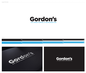 Logo Design by lorixart for Gordon's air conditioning & refrigeration | Design: #3168294