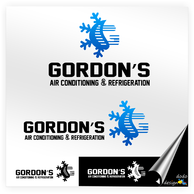 Logo Design by _dodo_design_ for Gordon's air conditioning & refrigeration | Design: #3173605