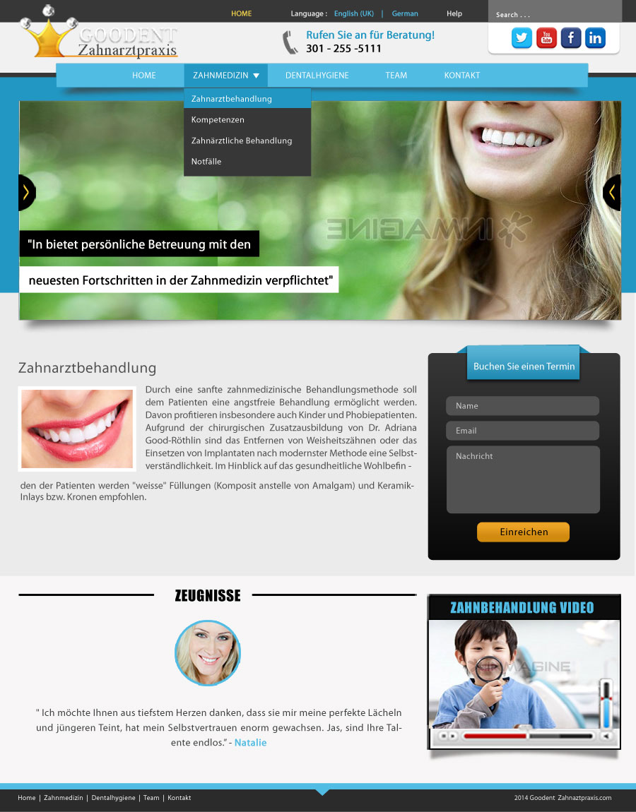 Web Design by Sukrutisolutions for this project | Design #3235183