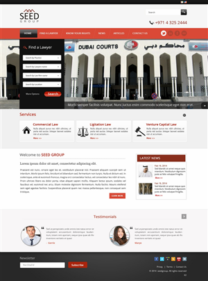 Web Design by pb for Seed Tech Software Development L.L.C | Design: #3179188