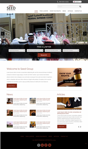 Web Design by pb for Seed Tech Software Development L.L.C | Design: #3192130