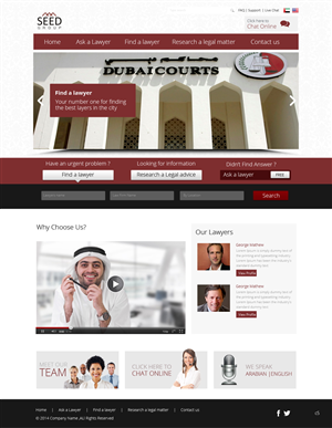 Web Design by pb for Seed Tech Software Development L.L.C | Design: #3245904