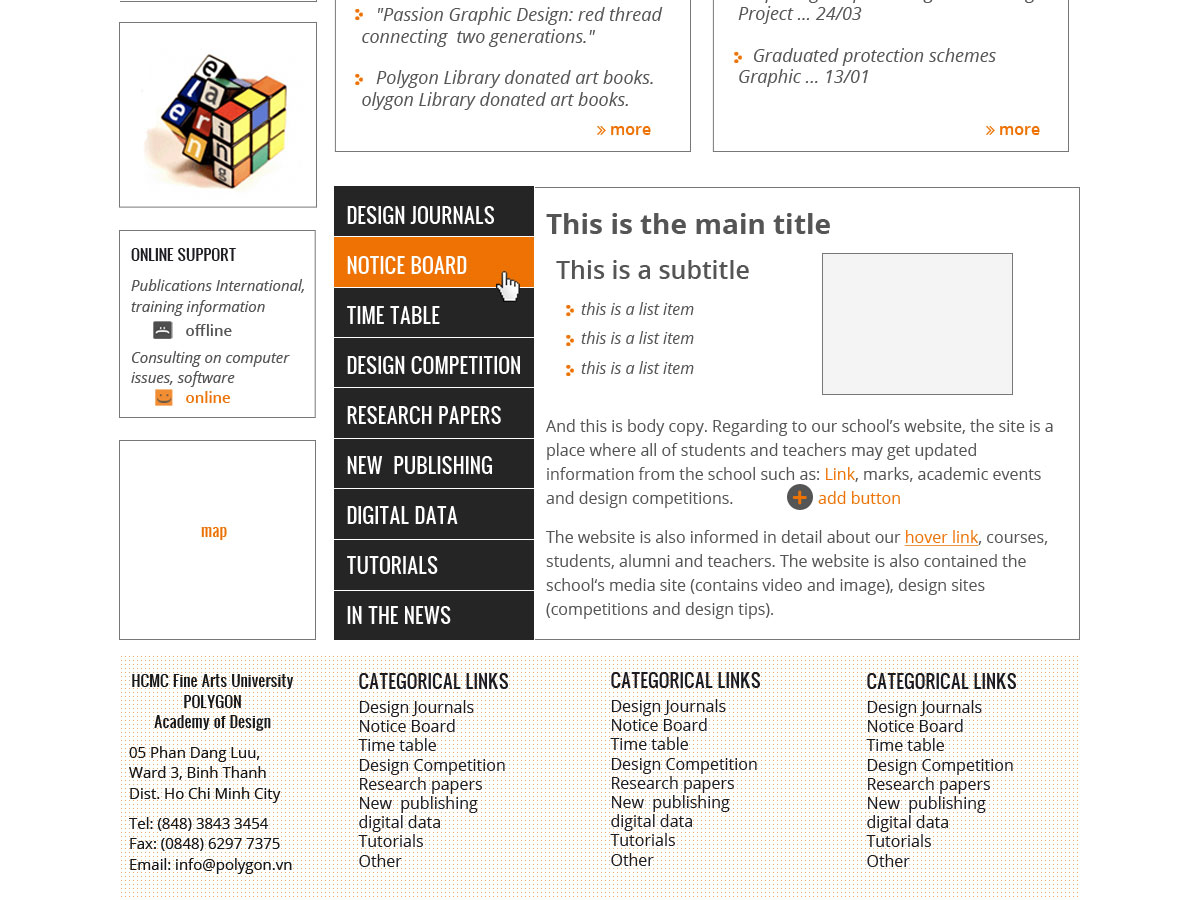 Diseño Web por dochia para este proyecto | Diseño #832445