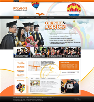 Website Theme Renovation for a design school | Web Design by TechWise