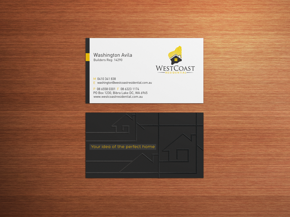 Home Builder Business Card Design For 1800 Book A DJ By