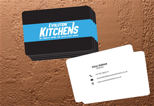 Design de Carte de Visite par Elkana Letting pour Evolution kitchens | Design #3176032