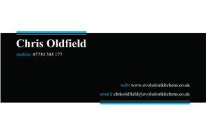 Business Card Design by Mihaela Scobici for Evolution kitchens | Design: #3178032