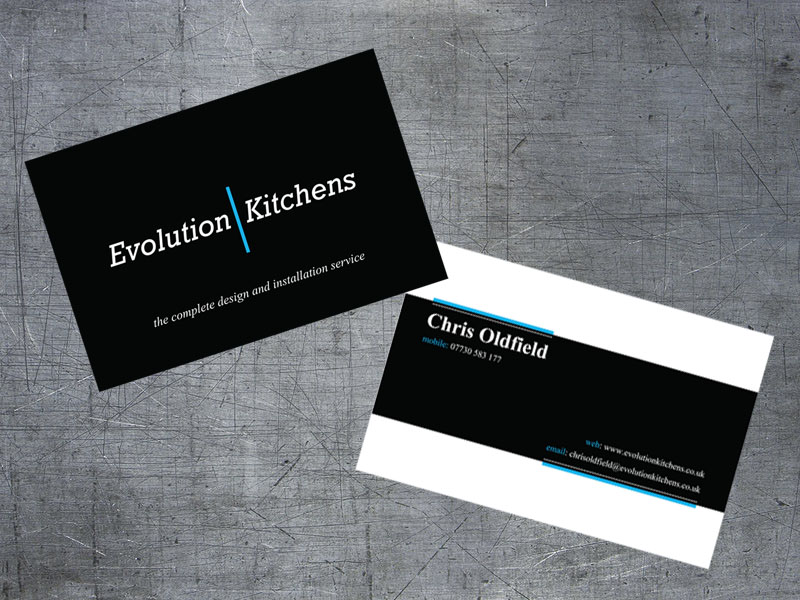 Business Card Design by Mihaela Scobici for Evolution kitchens | Design #3178174