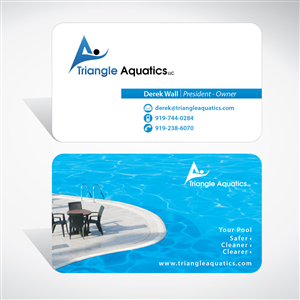 Business Card Design by tuan1968 for Triangle Aquatics, LLC | Design: #3225364