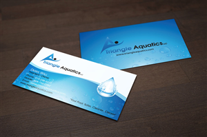 Business Card Design by neo_tahya for Triangle Aquatics, LLC | Design: #3226191