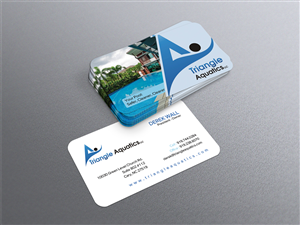 Business Card Design by diRtY.EMM for Triangle Aquatics, LLC | Design: #3170623