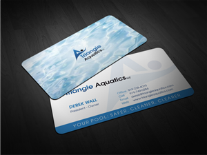 Diseño de Tarjeta de Presentación por Atvento Graphics para Triangle Aquatics, LLC | Diseño #3176101