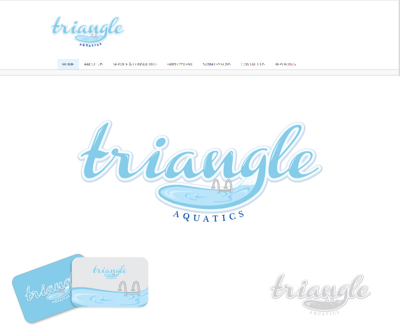Diseño de Tarjeta de Presentación por TechWise para Triangle Aquatics, LLC | Diseño #3212901