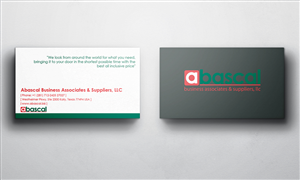 Business Card Design by CreativeMask for Abascal Business Associates & Suppliers, LLC | Design: #3191823