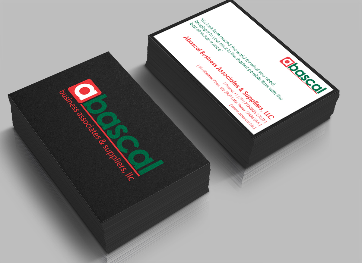 Design de Carte de Visite par CreativeMask pour Abascal Business Associates & Suppliers, LLC | Design #3192153