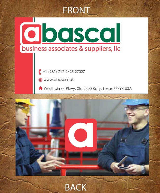 Business Card Design by Sandy1155 for Abascal Business Associates & Suppliers, LLC | Design #3186853