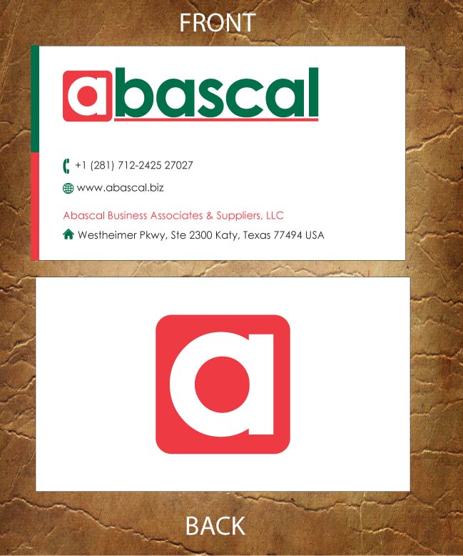 Design de Carte de Visite par Sandy1155 pour Abascal Business Associates & Suppliers, LLC | Design #3186936