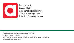 Business Card Design by JRDesignCorp for Abascal Business Associates & Suppliers, LLC | Design: #3171631