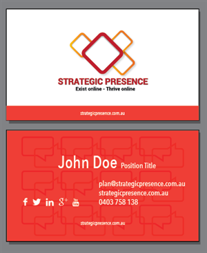 Business Card Design by Phuong Anh for IC-Hosting Pty Ltd | Design: #3251377