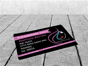 Facial Cosmetic Business Card Design | Business Card Design by Sajin