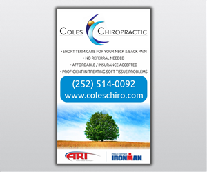 Signage Design by Gintale for Coles Chiropractic Center, PLLC | Design: #3185179