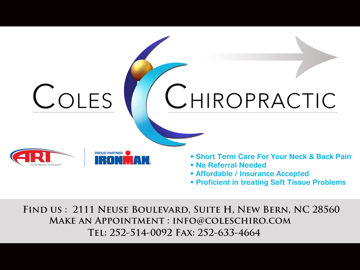 Signage Design by sdeb for Coles Chiropractic Center, PLLC | Design #3180299