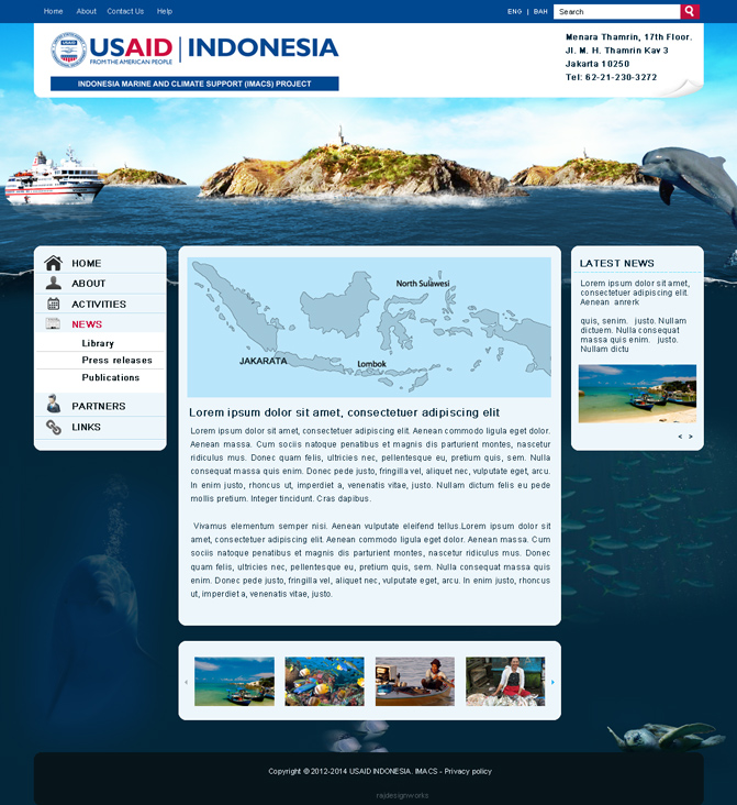 Web Design by rajesh prn for IMACS Project | Design #791229