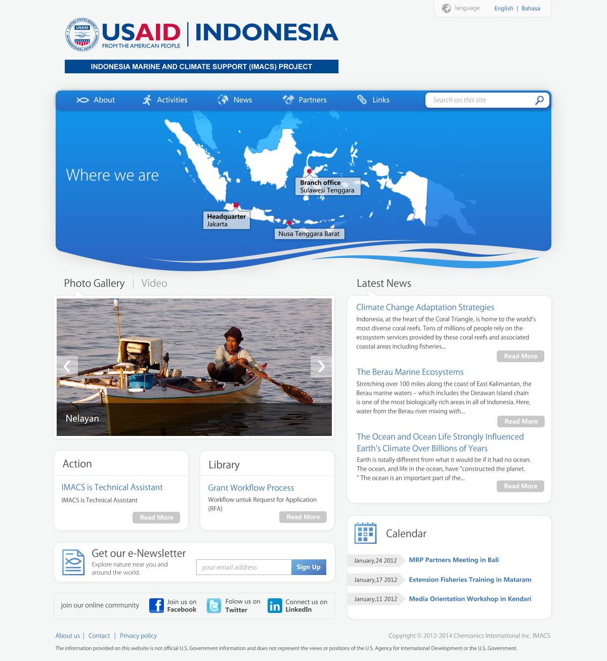Web Design by TranceArena for IMACS Project | Design #794665